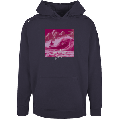 SALTYLUV pinkside - Retro Oversize Surfer Hoodie / Uni